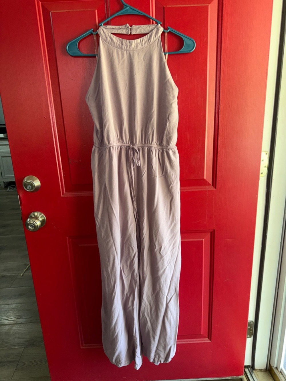 Listicle Mauve Sleeveless Halter Jumpsuit